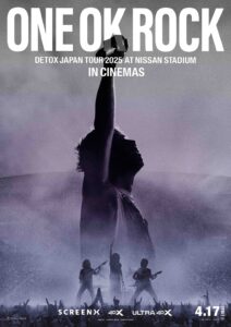 『ONE OK ROCK DETOX JAPAN TOUR 2025 AT NISSAN STADIUM IN CINEMAS』ポスタービジュアル